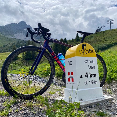 Classic Climbs of the French Alps, 4km marker of the Col de la Loze