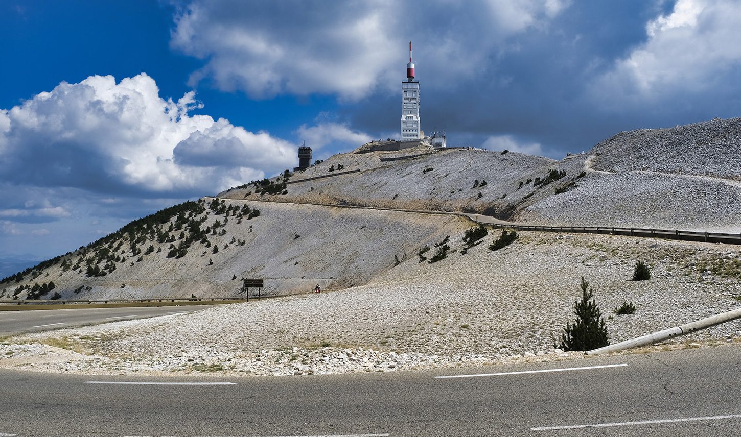 Mont Ventoux Route, on the Geneva to Nice Route